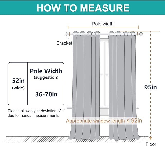 NICETOWN Cold Reducing Curtains, Complete Blackout Shades - Image 7