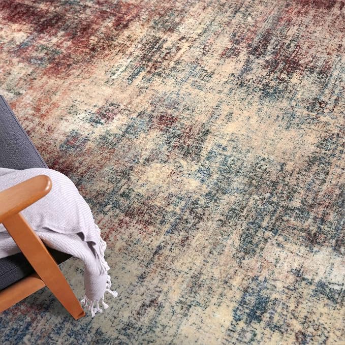 Abstract Area Rugs 8x10 Ft Washable Large Rugs - Image 7