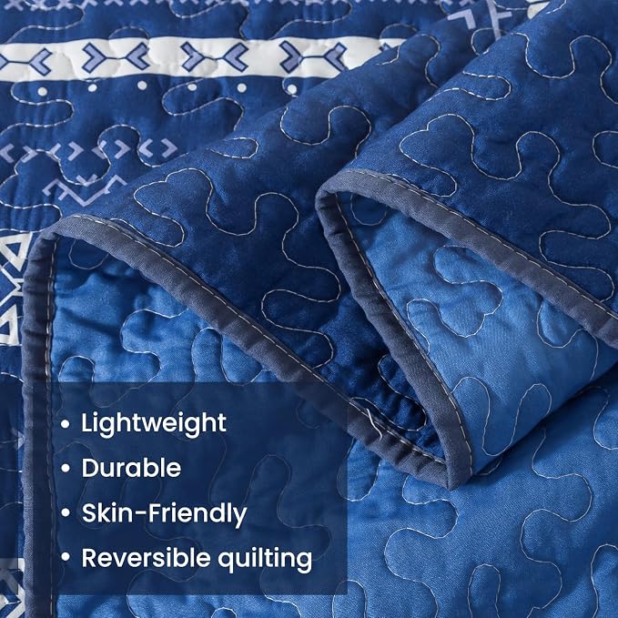 Etwel Lightweight Queen Size Quilt Set - Image 3