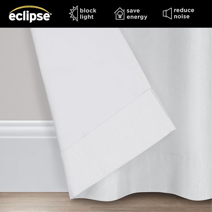 Eclipse Extra Wide Grommet Curtain, Kendall Sliding Patio Door Curtain Panel - Image 2