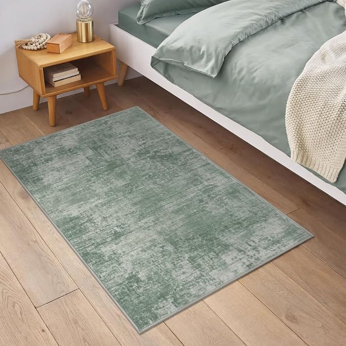 Small Abstract Area Rug 2x3 Ft Entryway Rugs Washable Door Mat Indoor Entrance - Image 2