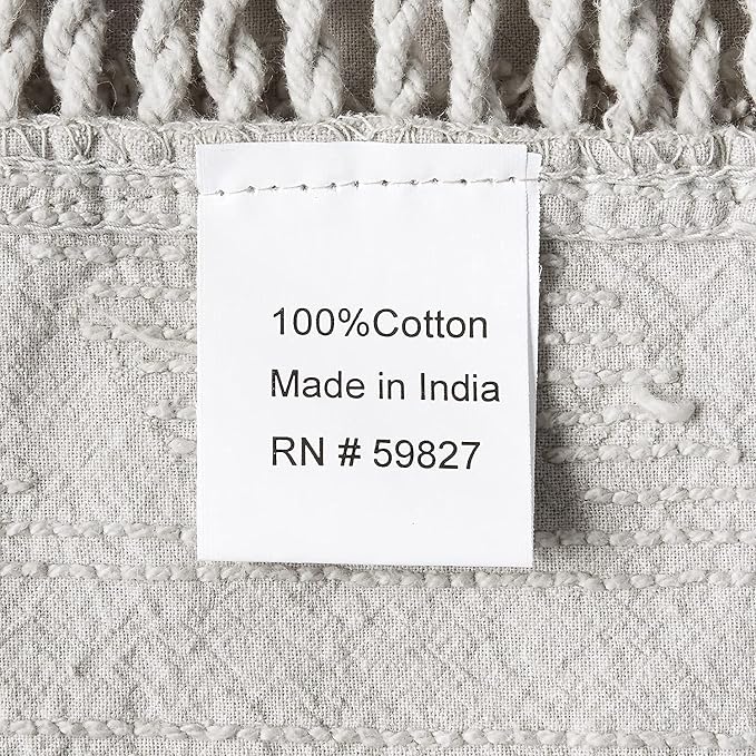 Beatrice Home Fashions Medallion Twin Cotton Chenille Bedspread, cozy plush - Image 4