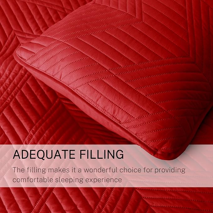 Exclusivo Mezcla Ultrasonic Twin Quilt Bedding Set, Soft Microfiber, Modern - Image 6