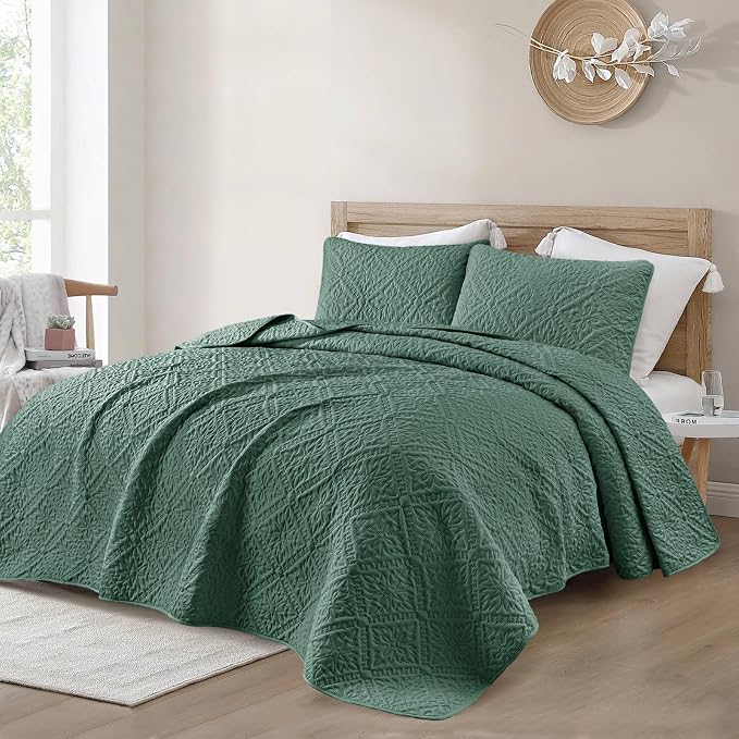 Exclusivo Mezcla Full Queen Quilt Set, All Season Bedding - Image 2