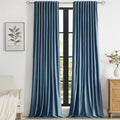PRIMROSE Velvet Curtains 84 inch Long by PRIMROSE