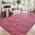 6x9 Large Blush Fluffy Soft Area Rug Non-Slip by ModernHomeDecor