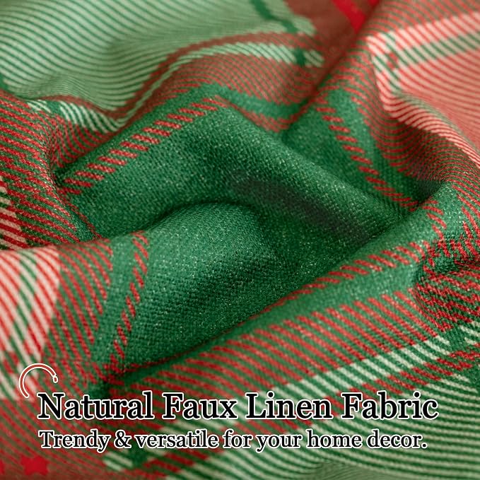 Plaid Curtains Gingham Patterned - Image 4