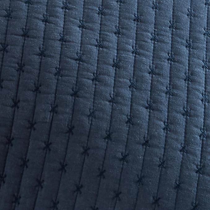 Levtex Home Cross Stitch Reversible Queen Bedspread Set - Image 8