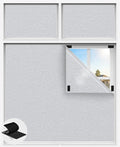 Linen Blackout Curtains for Bedroom, Temporary Blackout Shades by Tlany