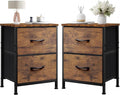 WLIVE Night Stand Set of 2, Small Dresser by WLIVE