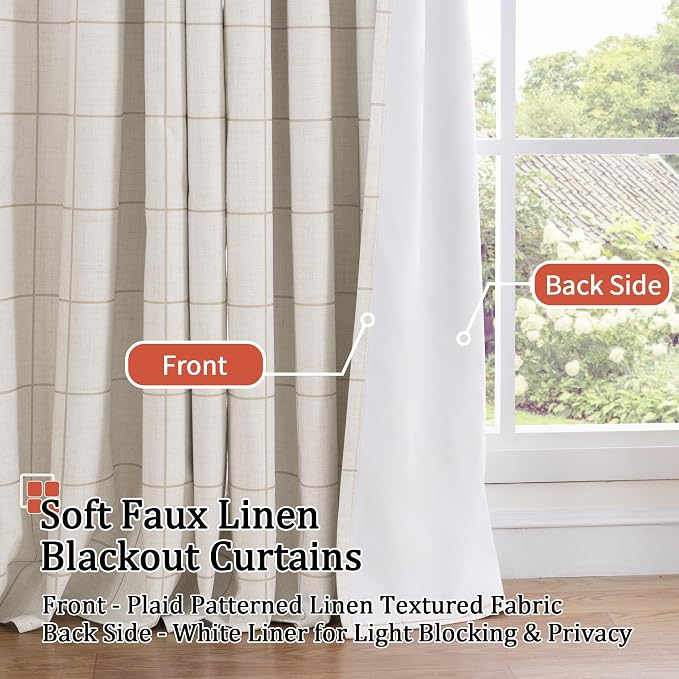 Linen Blackout Curtains - Image 3