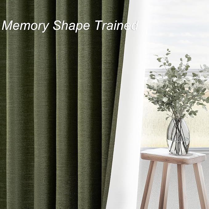 Topfinel Long Curtains for Living Room Custom 105 Inch, Sun Blocking Elegant - Image 2