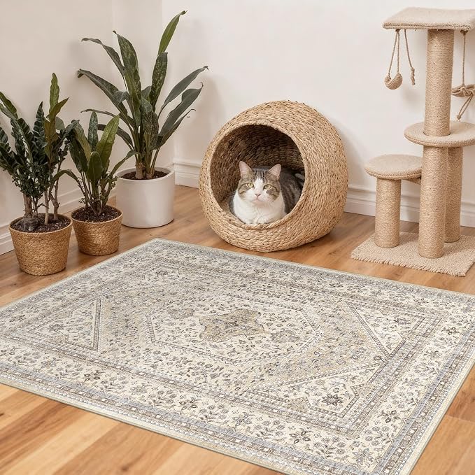 3x5 Washable Entryway Area Rug - Image 2
