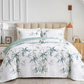 Flysheep Botanical Quilt Set 2 Pieces Twin Size, Soft Microfiber Lightweight by Flysheep