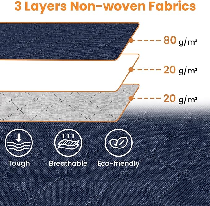 90L Clothes Storage, Foldable Thick Fabric Blanket Storage Bags | Foldable - Image 6