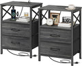 Huuger Nightstand Set of 2 by Huuger