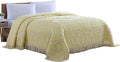Beatrice Home Fashions Medallion Full Cotton Chenille Bedspread, cozy plush by BeatriceHomeFashions