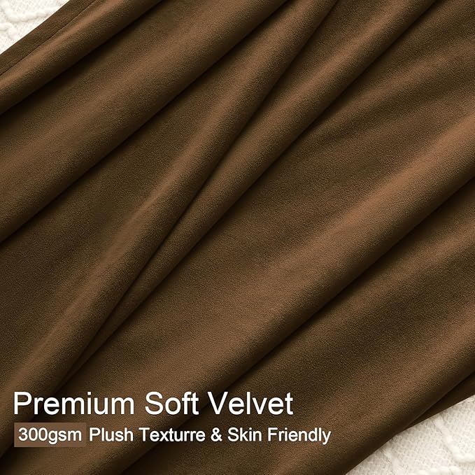 Brown Gold Custom Velvet Curtains 108 Inches Long - Image 3