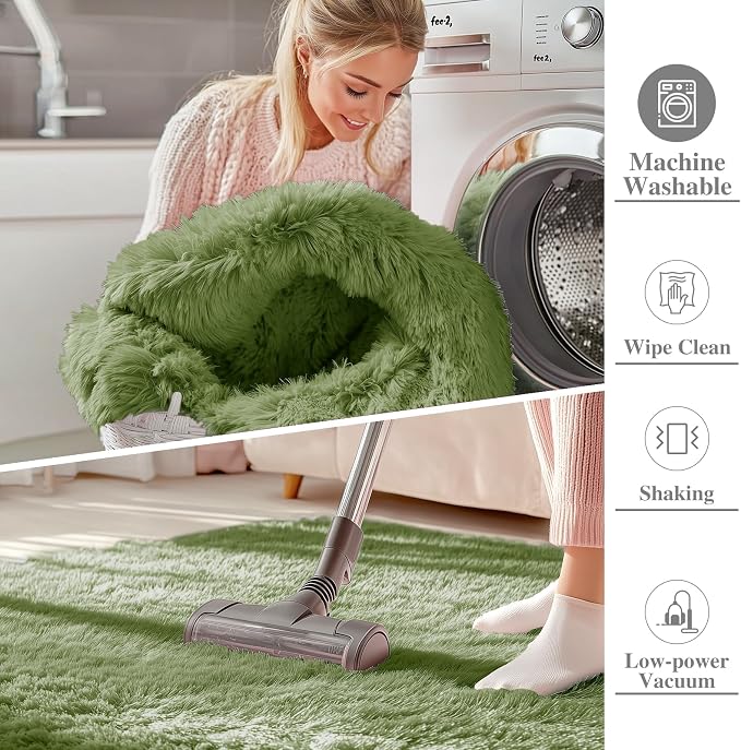 OLANLY 5x7 Machine Washable Large Area Rugs - Image 2