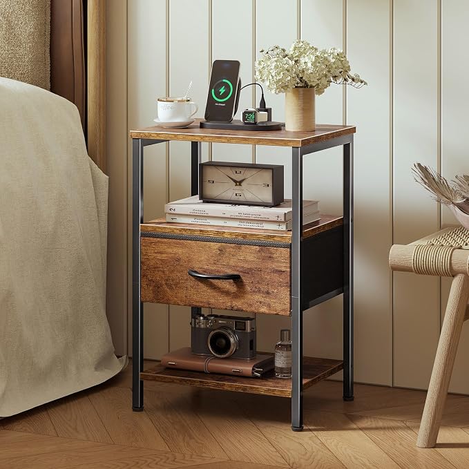 SUPERJARE Nightstand Set of 2 - Image 2