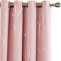 Deconovo Curtains for Living Room, Pattern Blackout Curtains 84 Inches Long | by Unknown