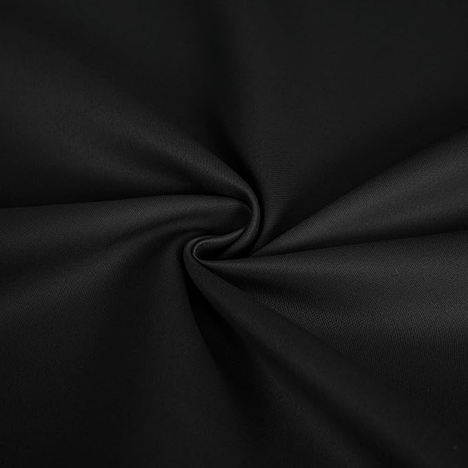 IGEMAEVE Blackout Curtains for Bedroom Grommet Black 40" W x 96" L | Bedroom | - Image 4