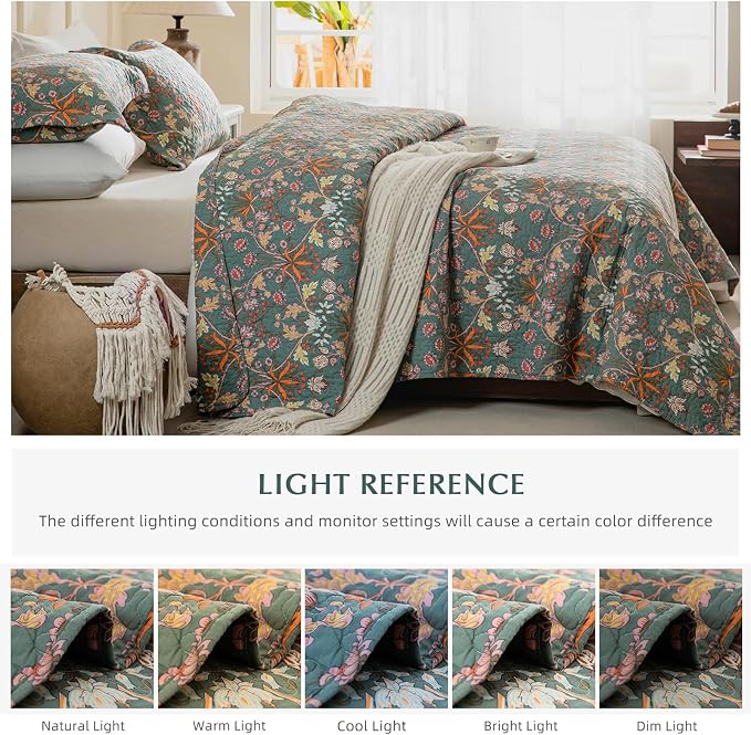 Lady Ann Oversized King Bedspreads 120x120, 100% Cotton Oversized King Quilt - Image 8