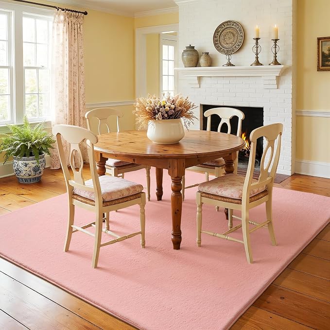 4x4 Square Area Rugs for Bedroom Living Room, Modern Non Slip Minimalist Carpet - Image 9