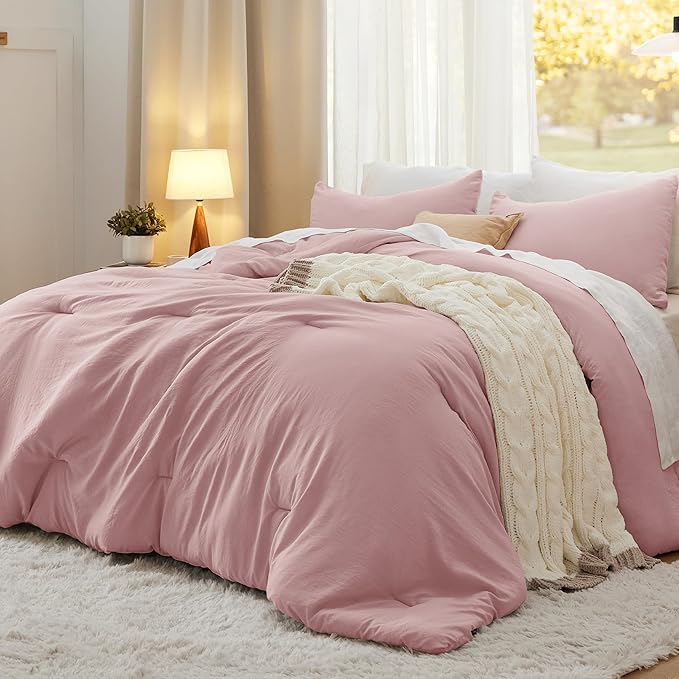 Bedsure Queen Comforter Set, 3 Pieces GentleSoft™ Bed Set, 1 Lightweight by Unknown