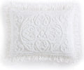 Beatrice Home Fashions Medallion King Cotton Chenille Sham, cozy plush 100% by BeatriceHomeFashions