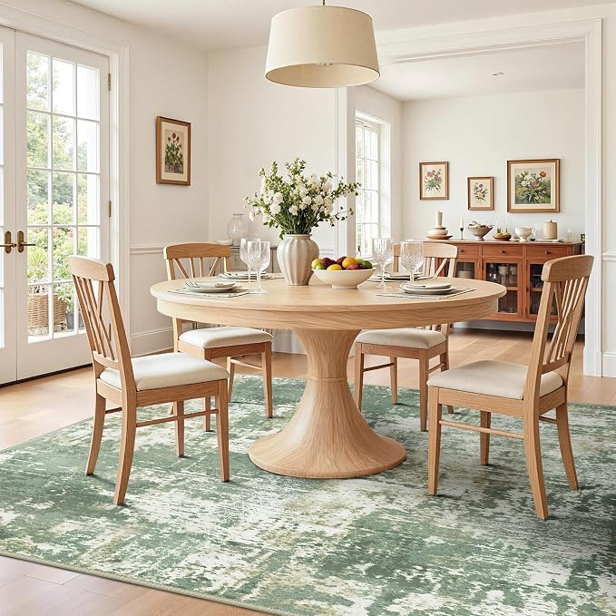 RELEANY Washable 10'x14' Abstract Area Rug - Image 2
