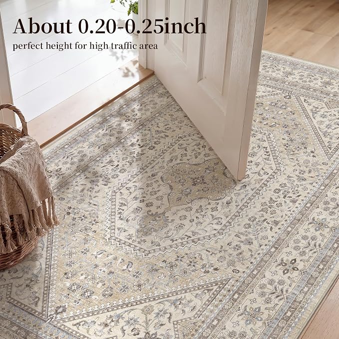2x4 Washable Entryway Area Rug - Image 7
