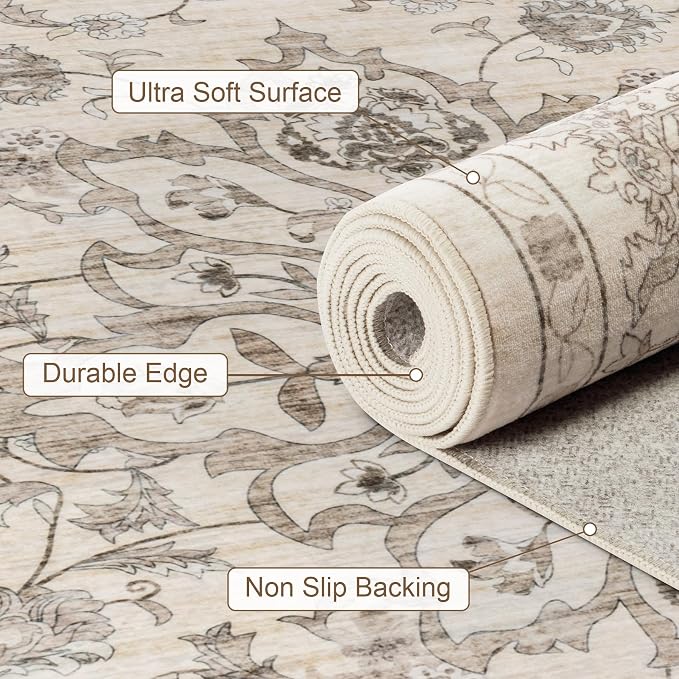 10x12 Area Rugs Living Room: Washable Rug - Image 7