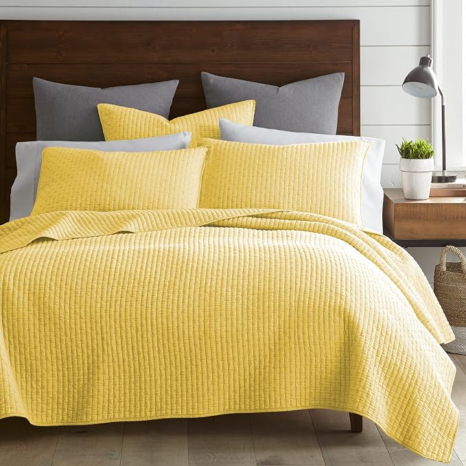 Levtex Home Cross Stitch Reversible Twin XL/Twin Quilt Set by LevtexHome
