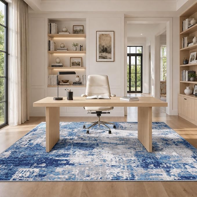 RELEANY Washable 10'x12' Abstract Area Rug - Image 9