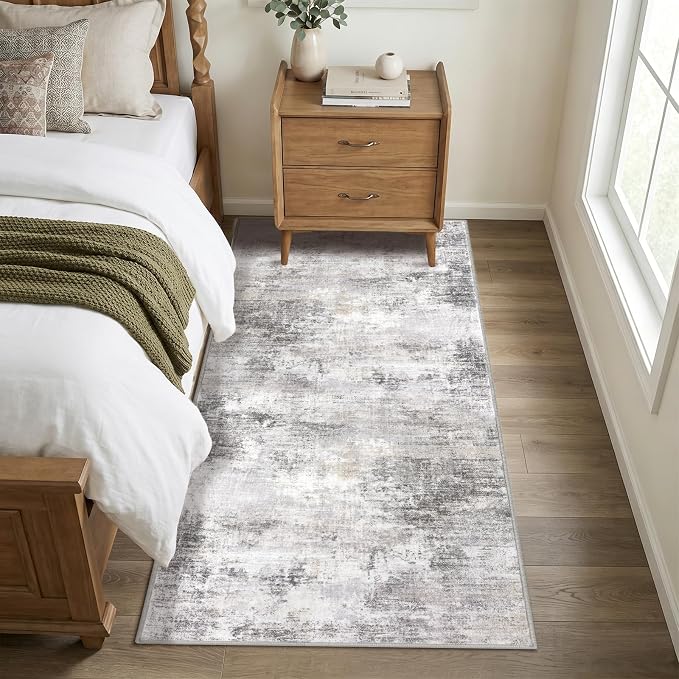 Abstract Runner Rug 3x7 Ft Washable Runners - Image 9