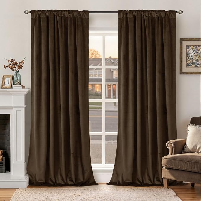 BGment Velvet Curtains 84 inches Long - Image 2
