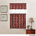 Waverly Navarra Crimson Tier & Valance Set by Waverly