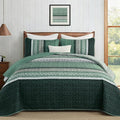 Cottolester Quilt Queen Size, All Seasons Microfiber Quilt Bedding Sets by Cottolester