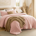 Bedsure Twin/Twin XL Comforter Set, Blush Pink Soft Prewashed Bedding by Unknown