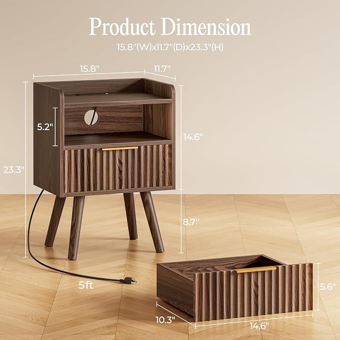 Huuger Nightstand Set of 2 - Image 2
