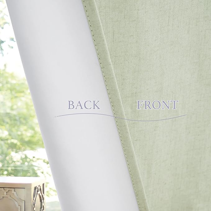 RYB HOME Classroom Door Window Cover, 100% Blackout Lockdown Shades | Linen - Image 7