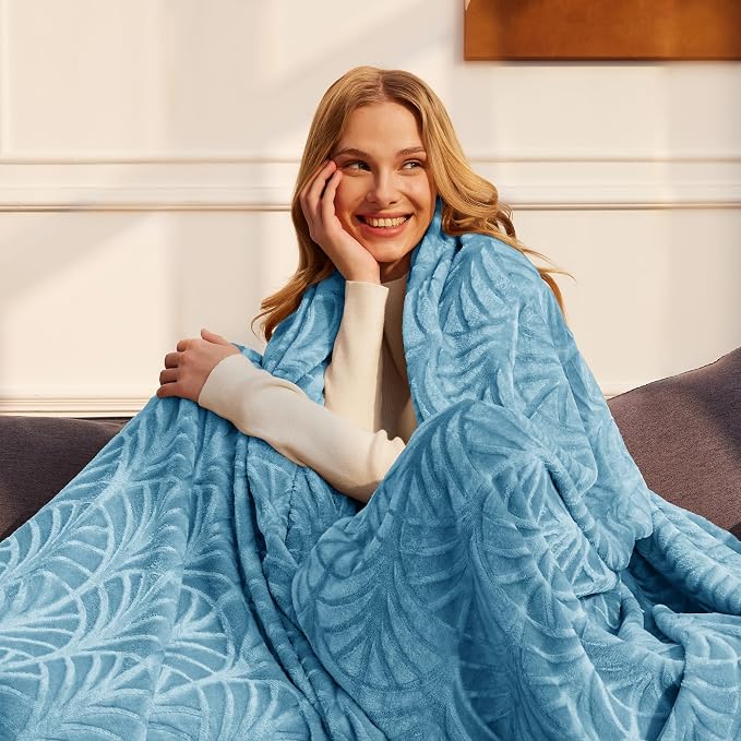 Whale Flotilla Soft Flannel Fleece Twin XL Size Blanket - Image 2