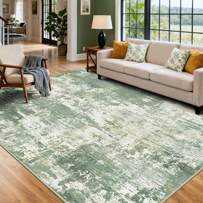 RELEANY Washable 6'x8' Abstract Area Rug - Image 2