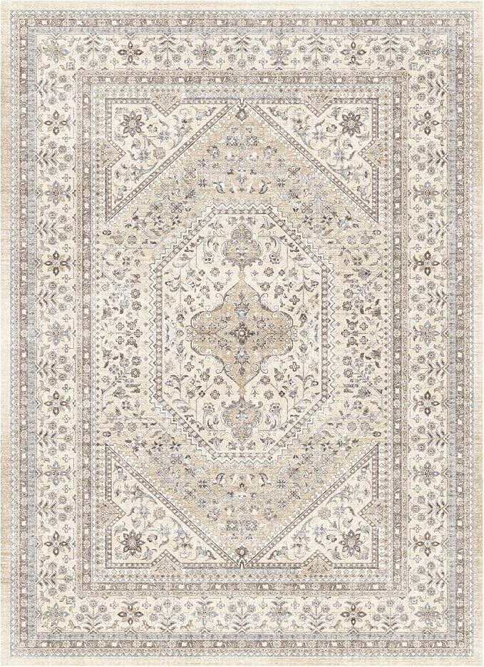 10x14 Washable Area Rug for Living Room - Image 9