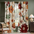 jinchan Beige Boho Floral Blackout Curtains 108 Inch Grommet 2 Panels | Room by JINCHAN
