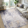 RELEANY Washable 5'x8' Abstract Area Rug by RELEANY