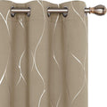 Deconovo Curtains for Living Room, Pattern Blackout Curtains 72 Inches Long | by Unknown