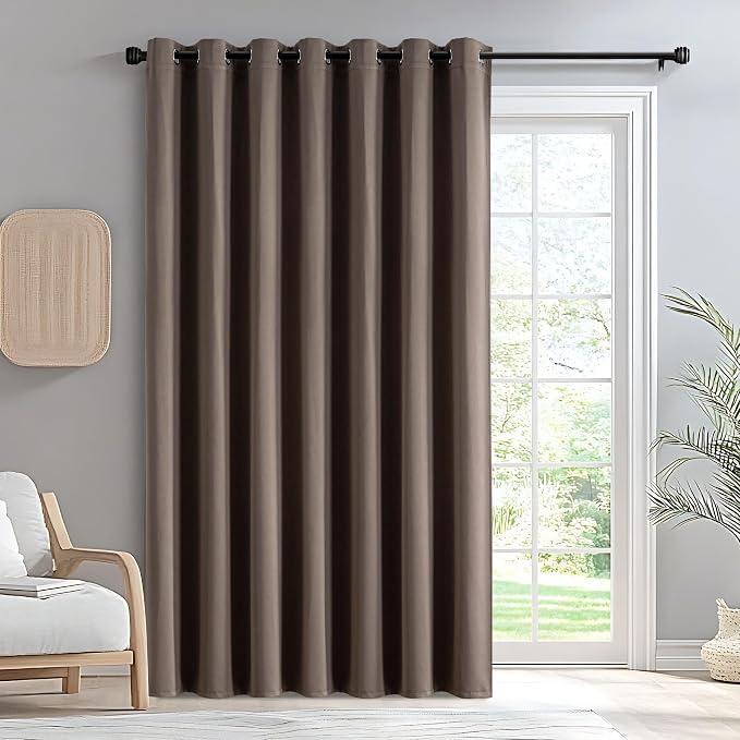 IGEMAEVE Blackout Curtains for Bedroom Grommet Khaki 65" W x 84" L | Bedroom | by IGEMAEVE
