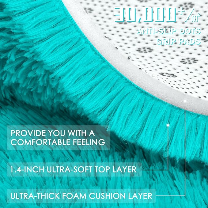 OLANLY 8x10 Machine Washable Large Area Rugs - Image 8
